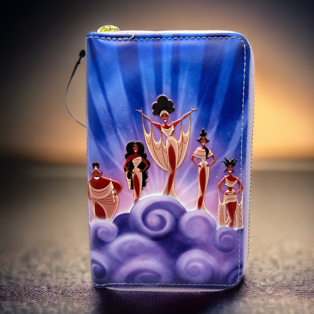 Loungefly Disney Hercules Muses Clouds Zip Around Wallet